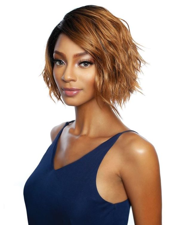 Mane Concept BROWN SUGAR BEACH BABE LACE FRONT WIG Blended Human Hair Coastal Dive BSBE202 - Image 4