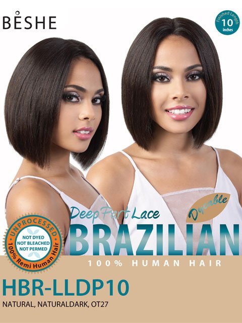 brazilian remy deep part lace front wig