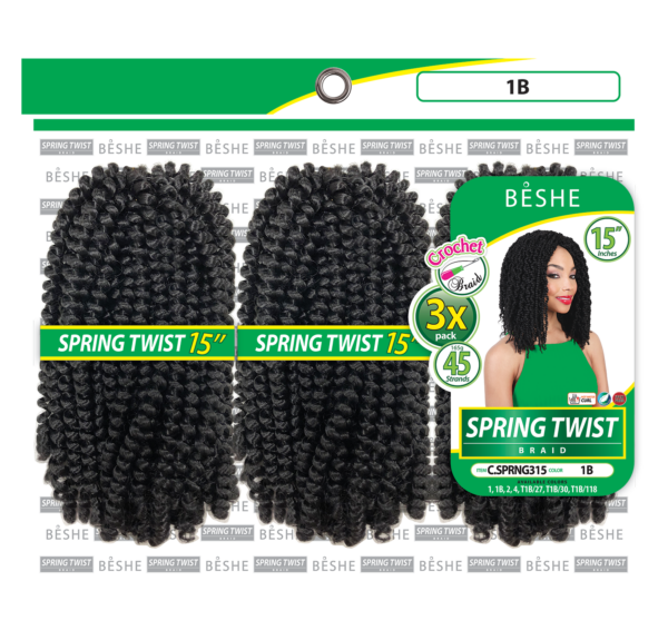 Beshe Crochet Spring Twist Braid 15"  C.SPRNG315 - Image 3